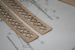 Les bords de fuite de l'Aspi 97, ajourés et poncés