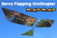 Flap-Flap : oiseau à ailes battantes sans moteur additionnel