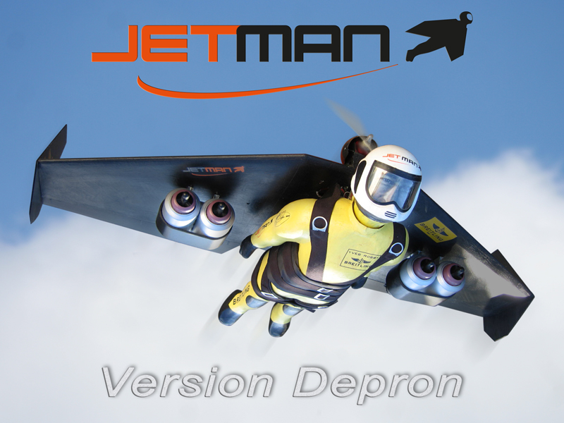 Jetman version Depron et hélice