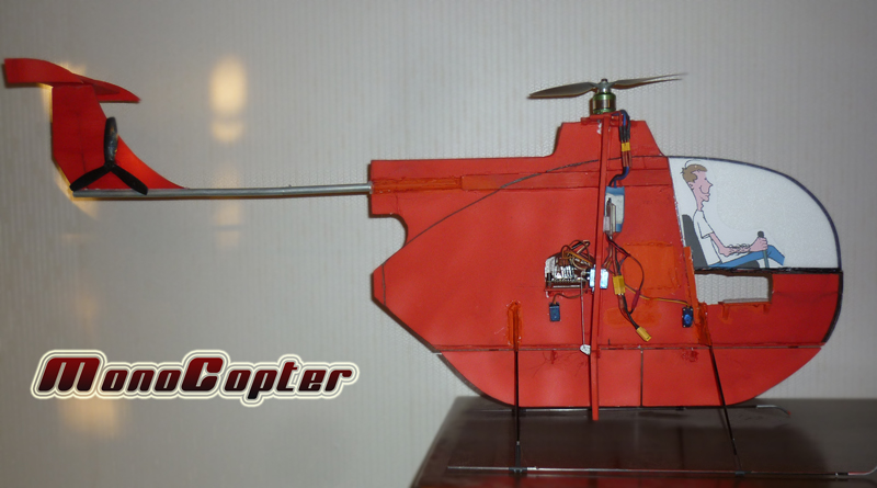 Monocopter - Hélico avec un seul rotor