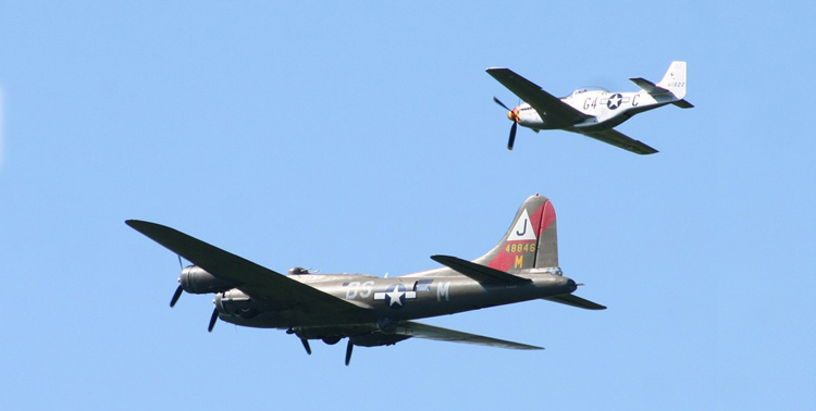 Mustang et B-17