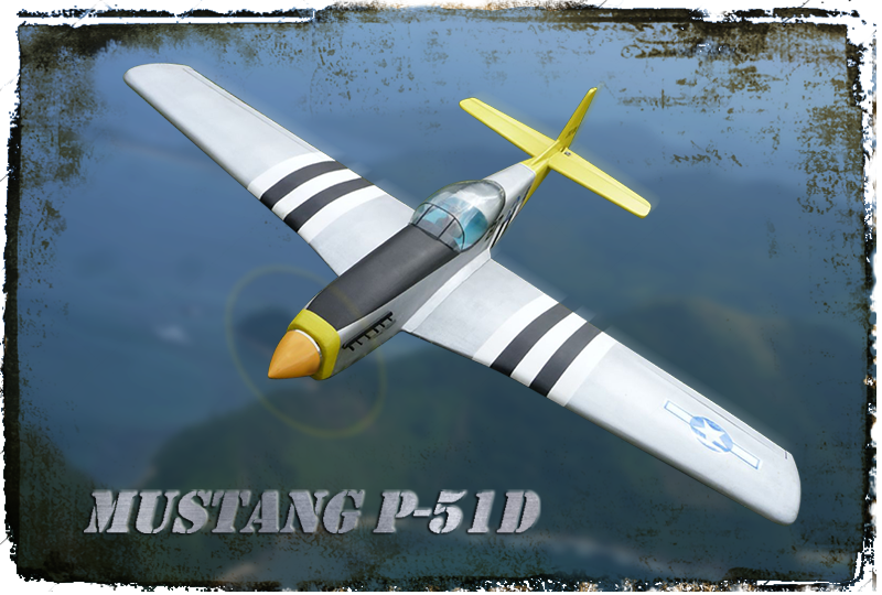 Mustang P-51D Dépron