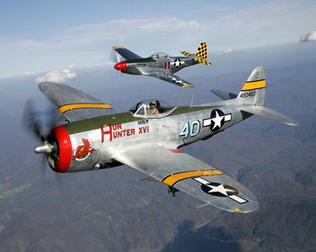 P47 Thunderbolt et P51 Mustang