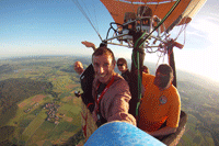 Vol embarqué en montgolfière