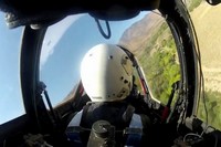 En vol à bord d'un Fouga Magister