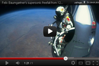 Felix Baumgartner passe le mur du son en chute libre