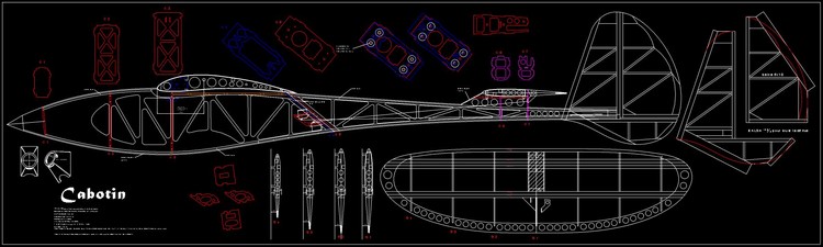 Plan du fuselage en DXF
