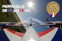 Patrouille de France RC - vidéo poursuite